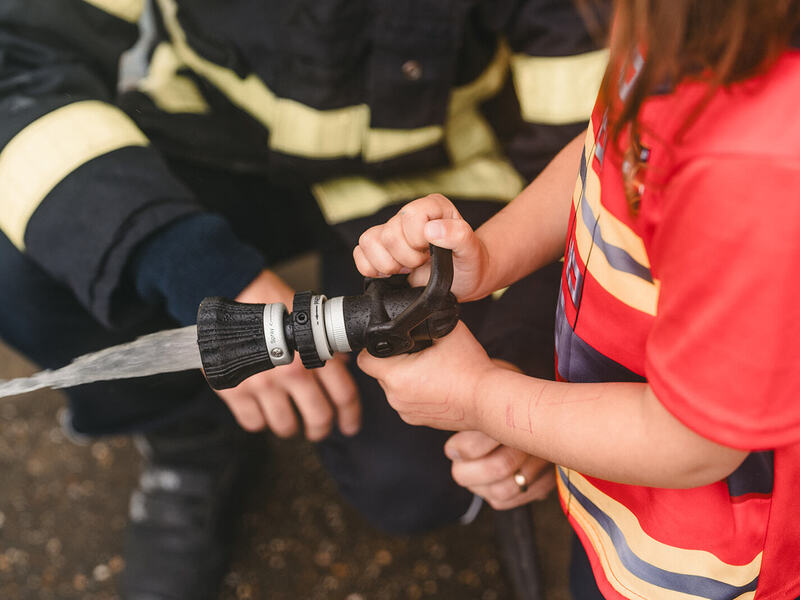 De brandweer