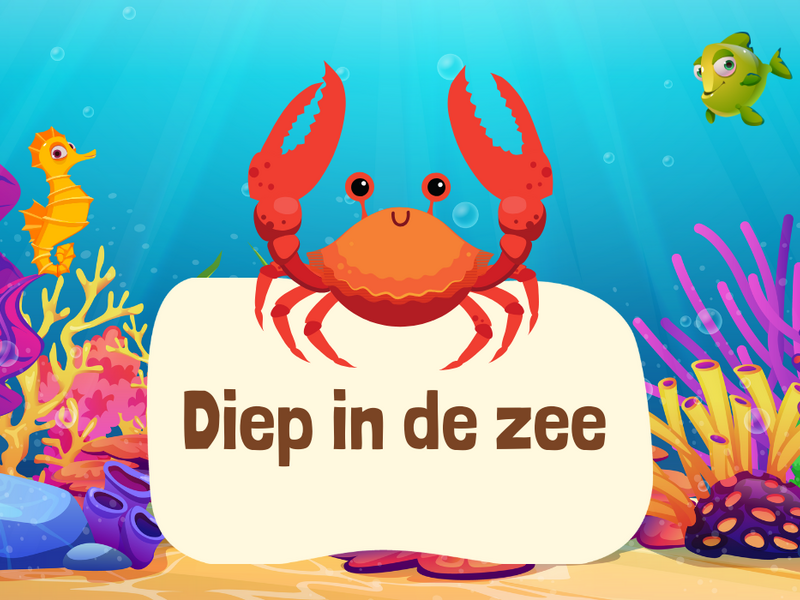 Mini Jungle Kamp: Diep in de zee