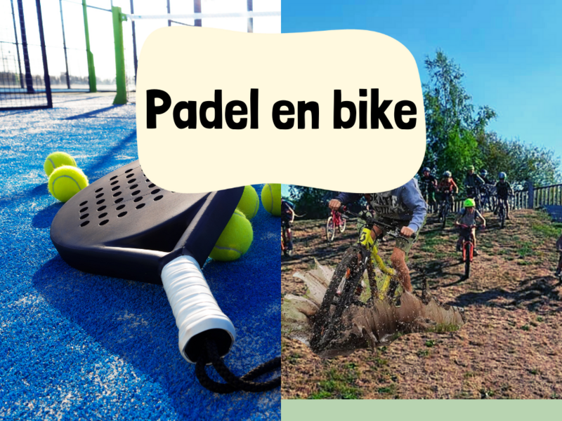 Padel en bike
