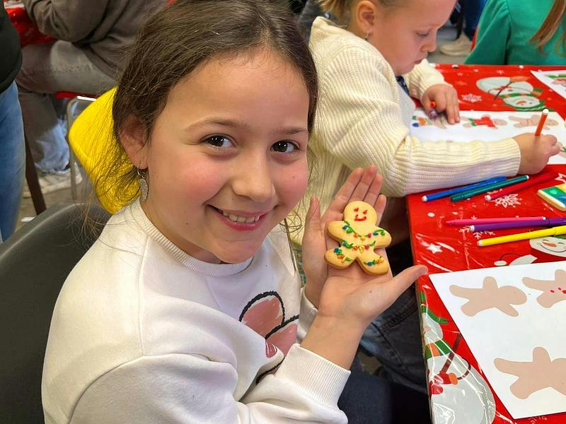 Kerstkoekjes versieren + kerstfilm kijken