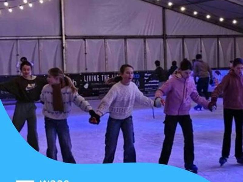 Grabbelpas: Schaatsen op de ijspiste in Sint-Niklaas