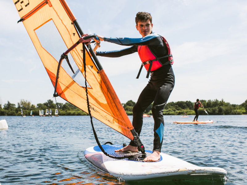Windsurfen en watergames