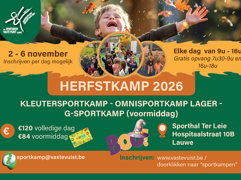 HERFSTKAMP 2026 - OMNISPORTKAMP