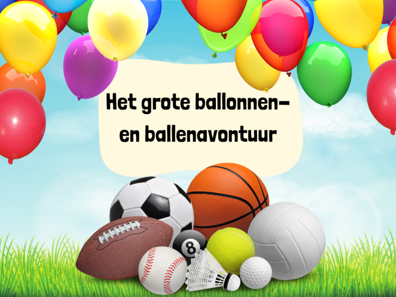 Het grote ballonnen- en ballenavontuur