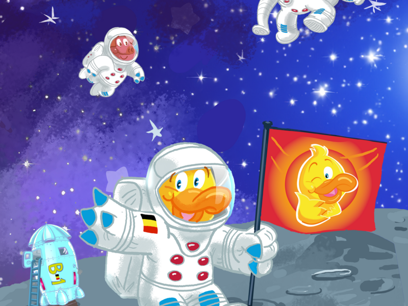 Ballie op de maan