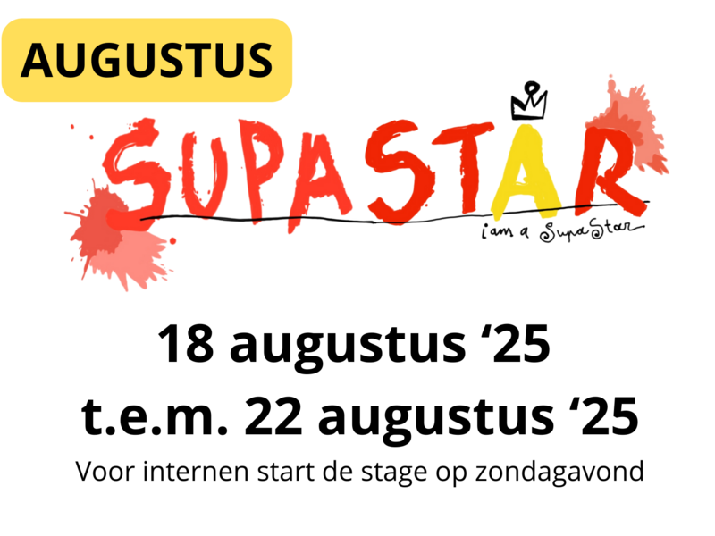 SupaStar - Junior (zonder overnachting)