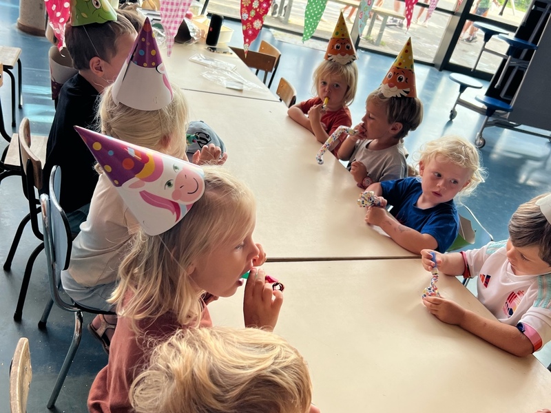 Feestje bouwen