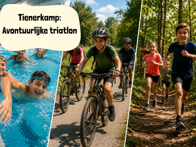 Tienerkamp: Avontuurlijke triatlon